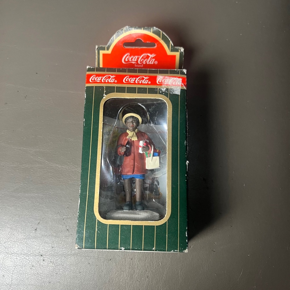 Coca-Cola Angela‎ Figurine Holiday Village Collectible CG2414 NIB
